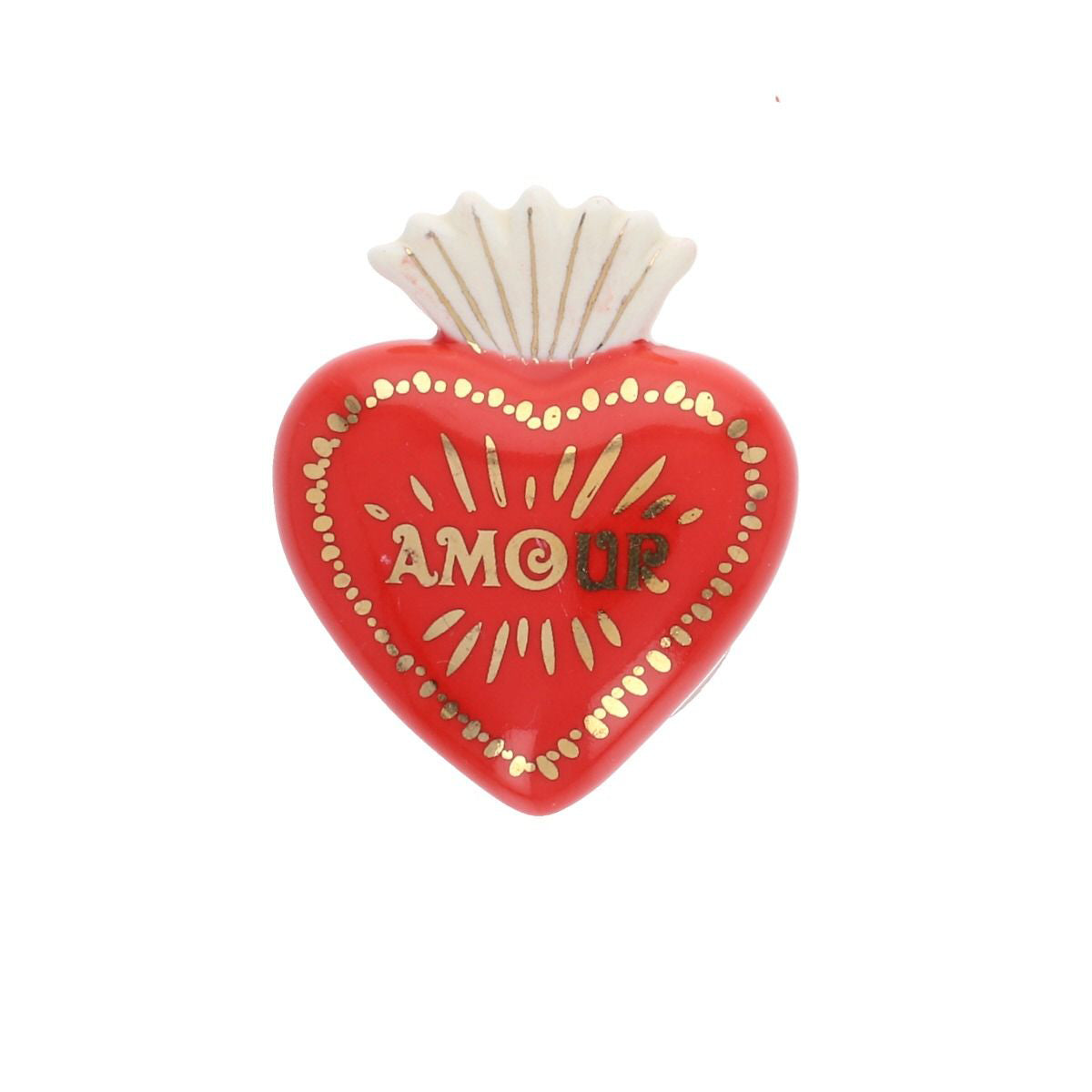 Coeur ex-voto porte-bonheur - Amour