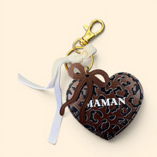 porte clés grigri leopard maman