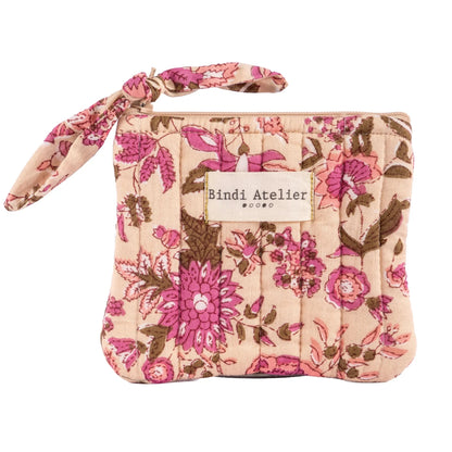 porte monnaie Goa pink bindi atelier