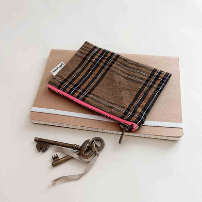 porte monnaie marie carreaux tartan