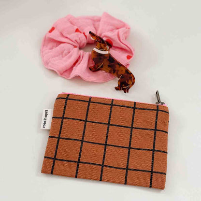 porte monnaie marie damier Ginger
