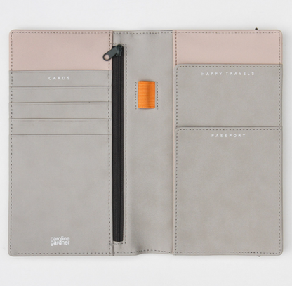 Portefeuille / Organisateur de voyage - Or