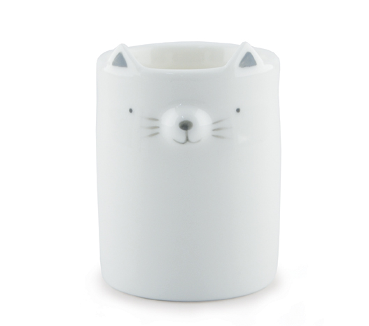 Vase/pot rond - Chat