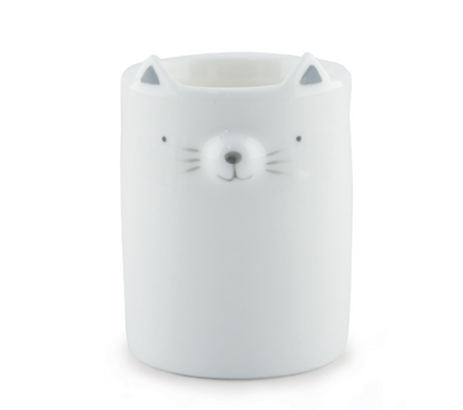 Vase/pot rond - Chat