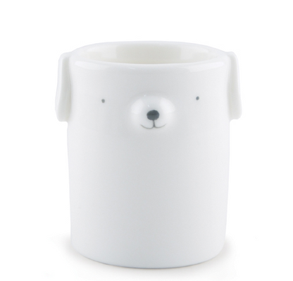 Vase/pot rond - Chien