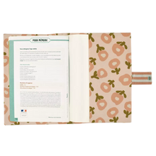 protège carnet de Santé fleurs roses petit picotin