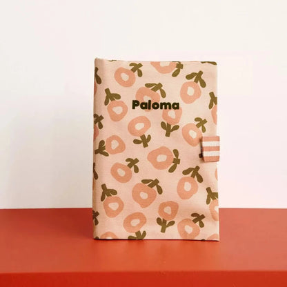 protège carnet de Santé fleurs roses petit picotin
