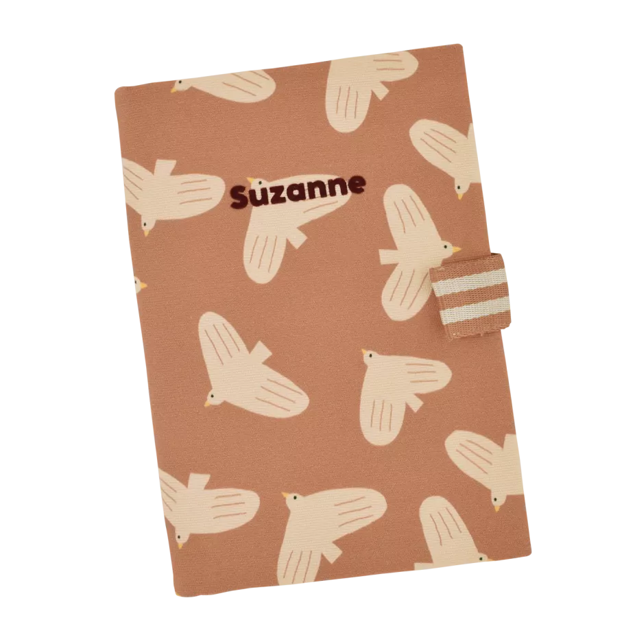 protège carnet de santé oiseaux tomette petit picotin 