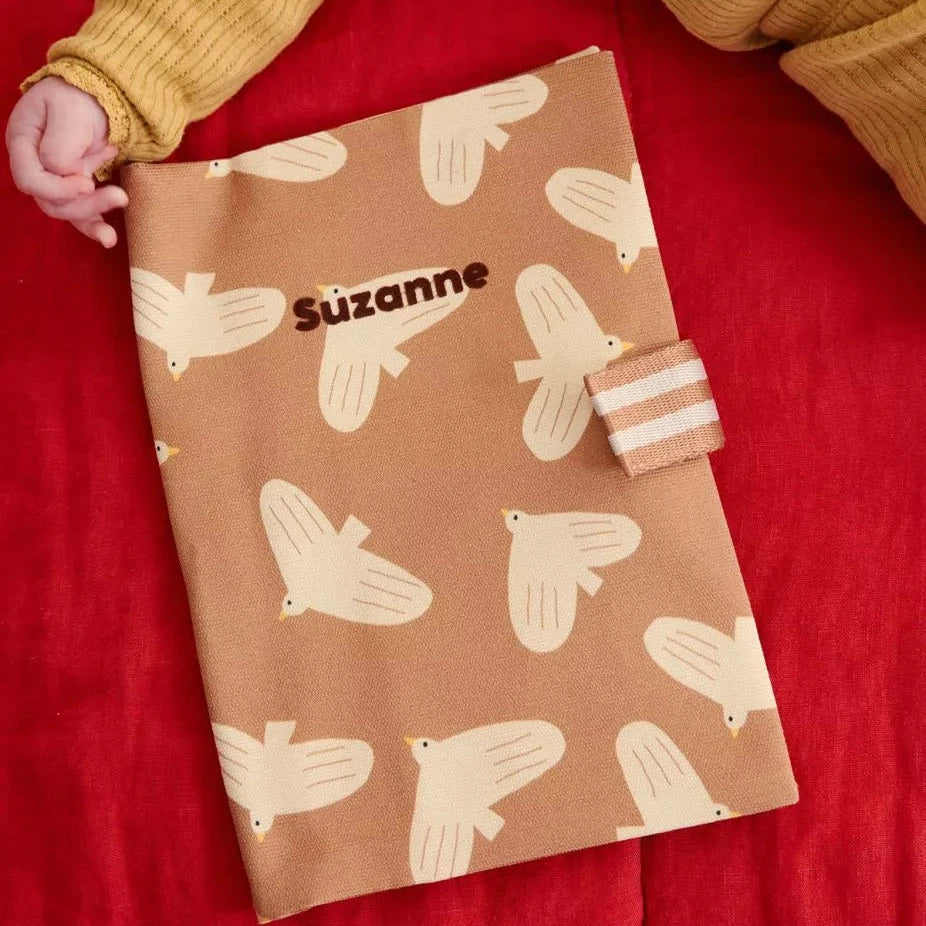 protège carnet de santé oiseaux tomette petit picotin 