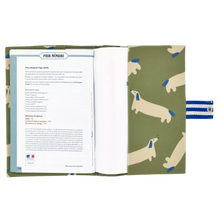 protège carnet de santé teckels olive petit picotin