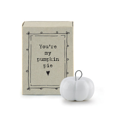 Mini boîte citrouille - You're my pumpkin pie