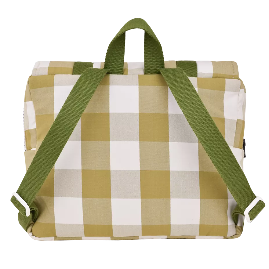 raphael-le-cartable-maternelle-a-carreaux ocre