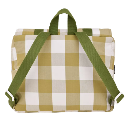 raphael-le-cartable-maternelle-a-carreaux ocre