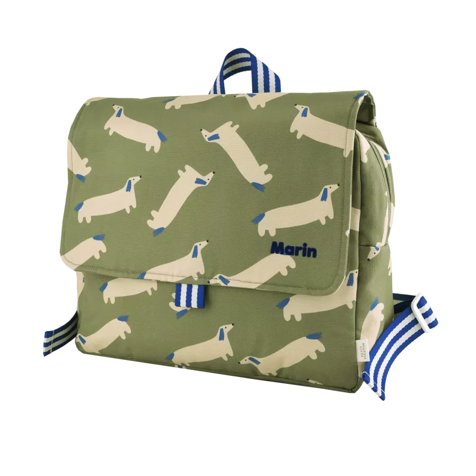 raphael-le-cartable-maternelle-teckels olive