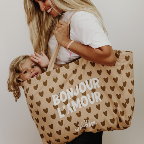 Sac cabas - Bonjour l'amour