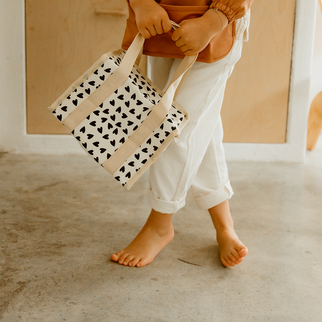 Sac isotherme de transport - Coeur écru