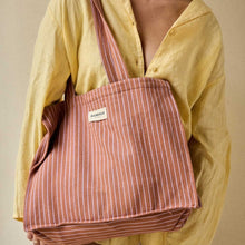 sac 24h rayures lilas Gabrielle