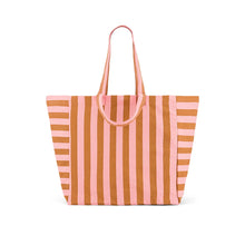 sac cabas elisa rayures caramel strawberry