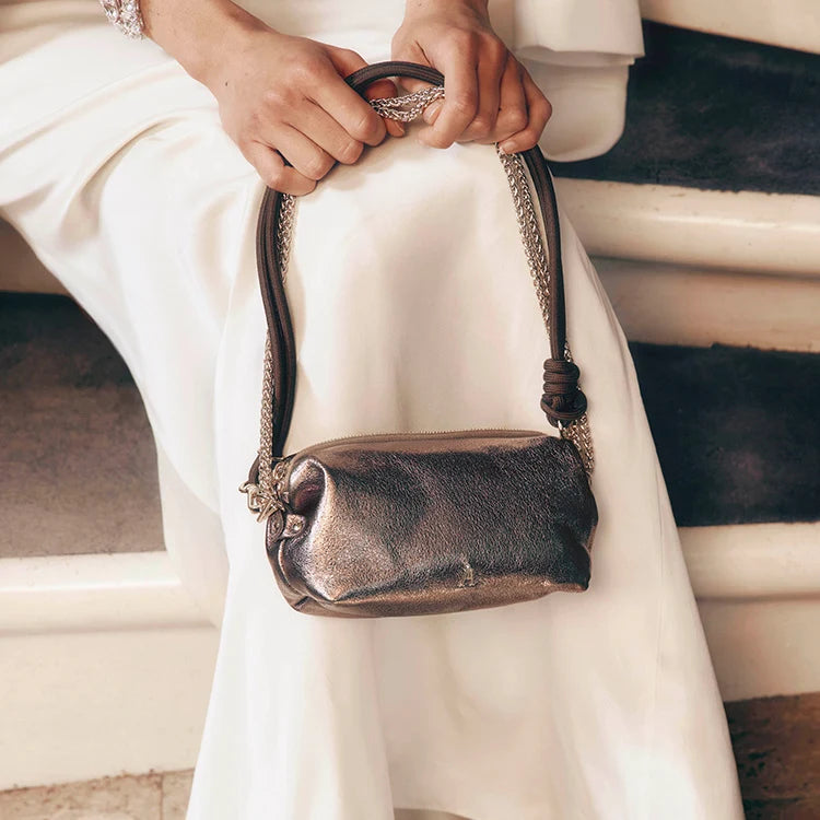 sac nuage metal taupe craie studio