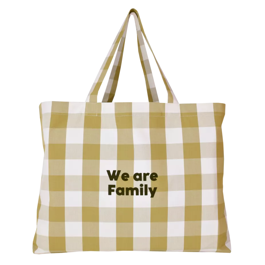sacha-le-sac-cabas-a-carreaux ocre we are family