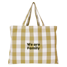 sacha-le-sac-cabas-a-carreaux ocre we are family