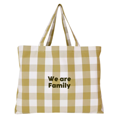 sacha-le-sac-cabas-a-carreaux ocre we are family