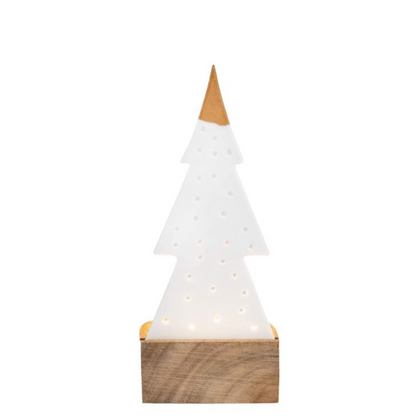 Bougeoir sur socle bois - Sapin