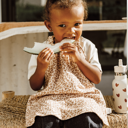 Serviette de cantine - Rayures fines