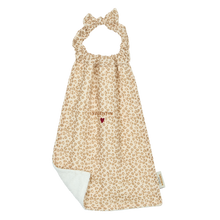 Serviette de cantine - léopard rose