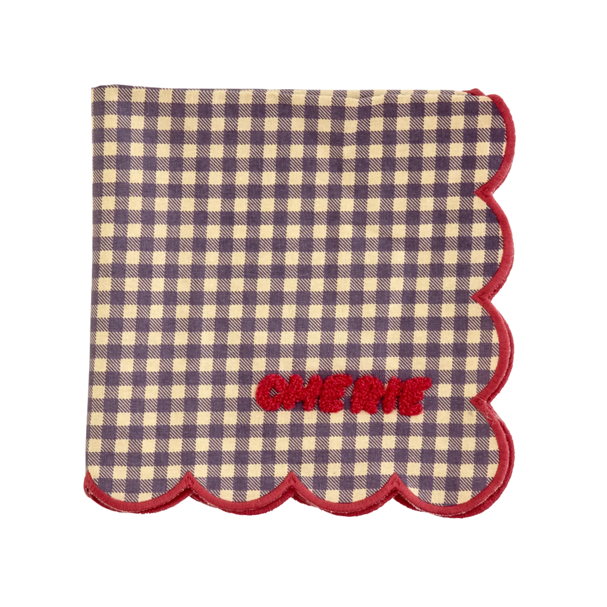 serviette de table framboise douce cherie rice
