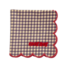 serviette de table framboise douce cherie rice
