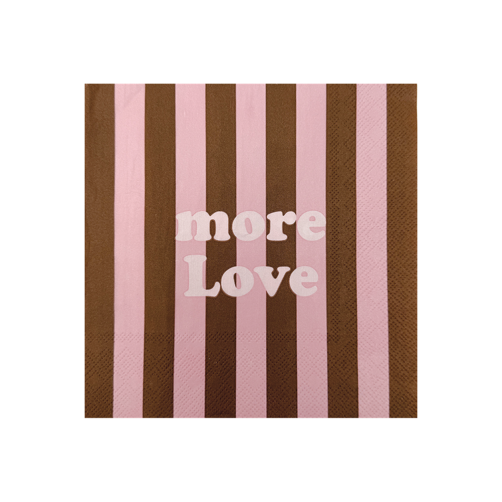 serviettes en papier more love opjet