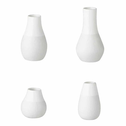 Set de 4 mini vases - Blanc