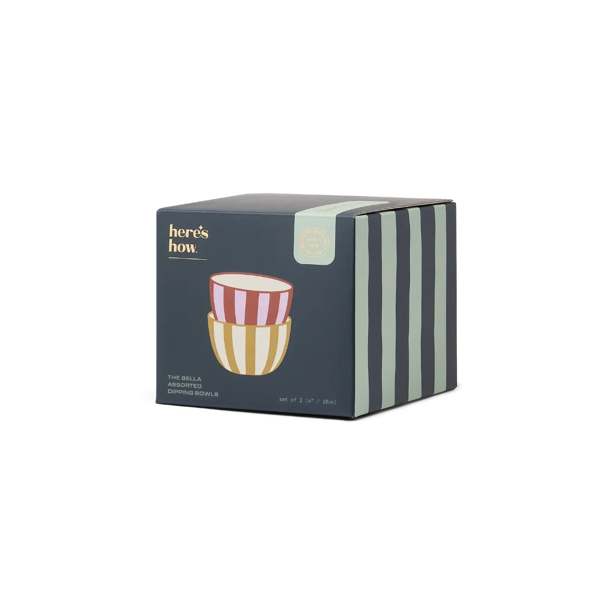 set de 2 bols ocre et lilas / rouge gentlemen's hardware