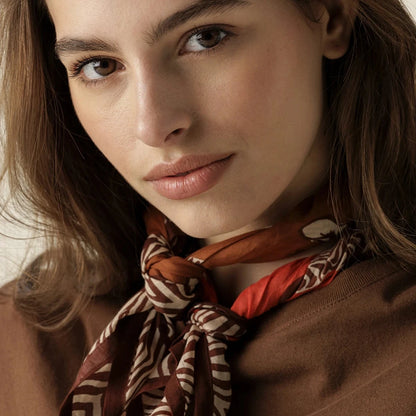small-foulard-dupitta-maison-zebre brown