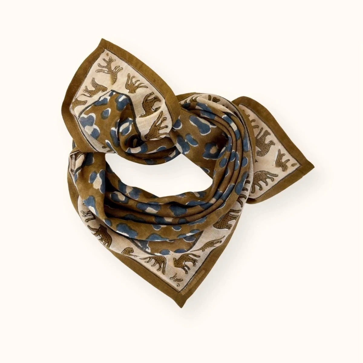 small foulard dapitta leopard tapenade