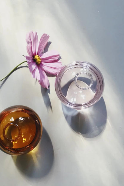 Vase bubble - Ambre
