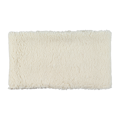 Tour de cou/Snood beige - petits coeurs