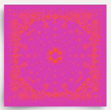 Foulard en soie - Pink Paprika