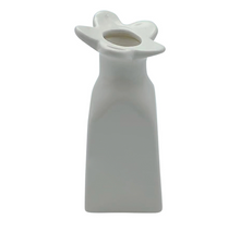 Vase soliflore fleur - Blanc GM