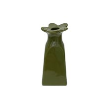 Vase soliflore fleur - Kaki