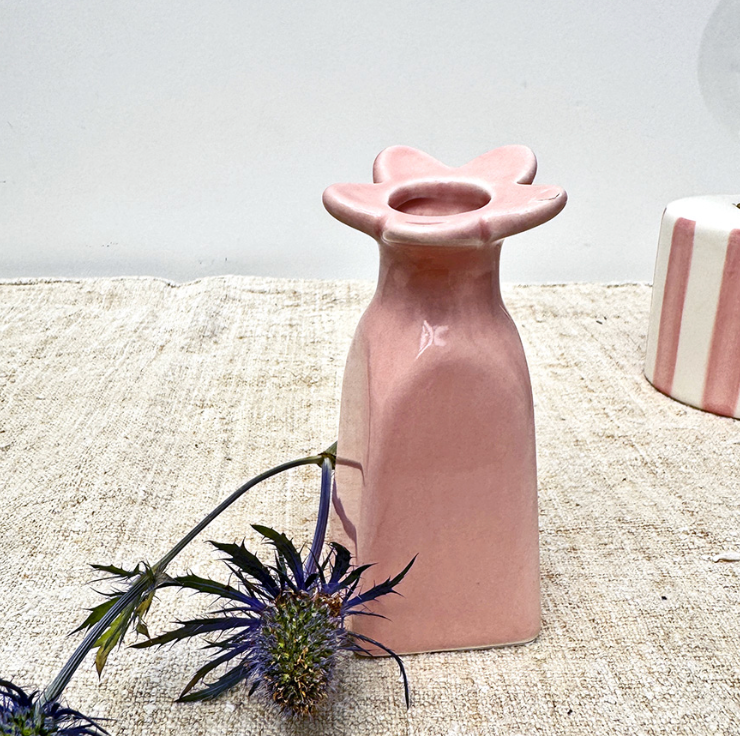 Vase soliflore fleur - Rose PM
