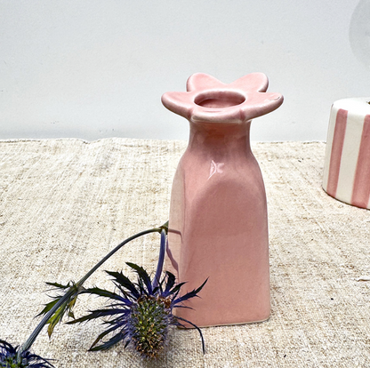 Vase soliflore fleur - Rose PM