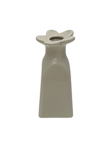 Vase soliflore fleur - Sable PM