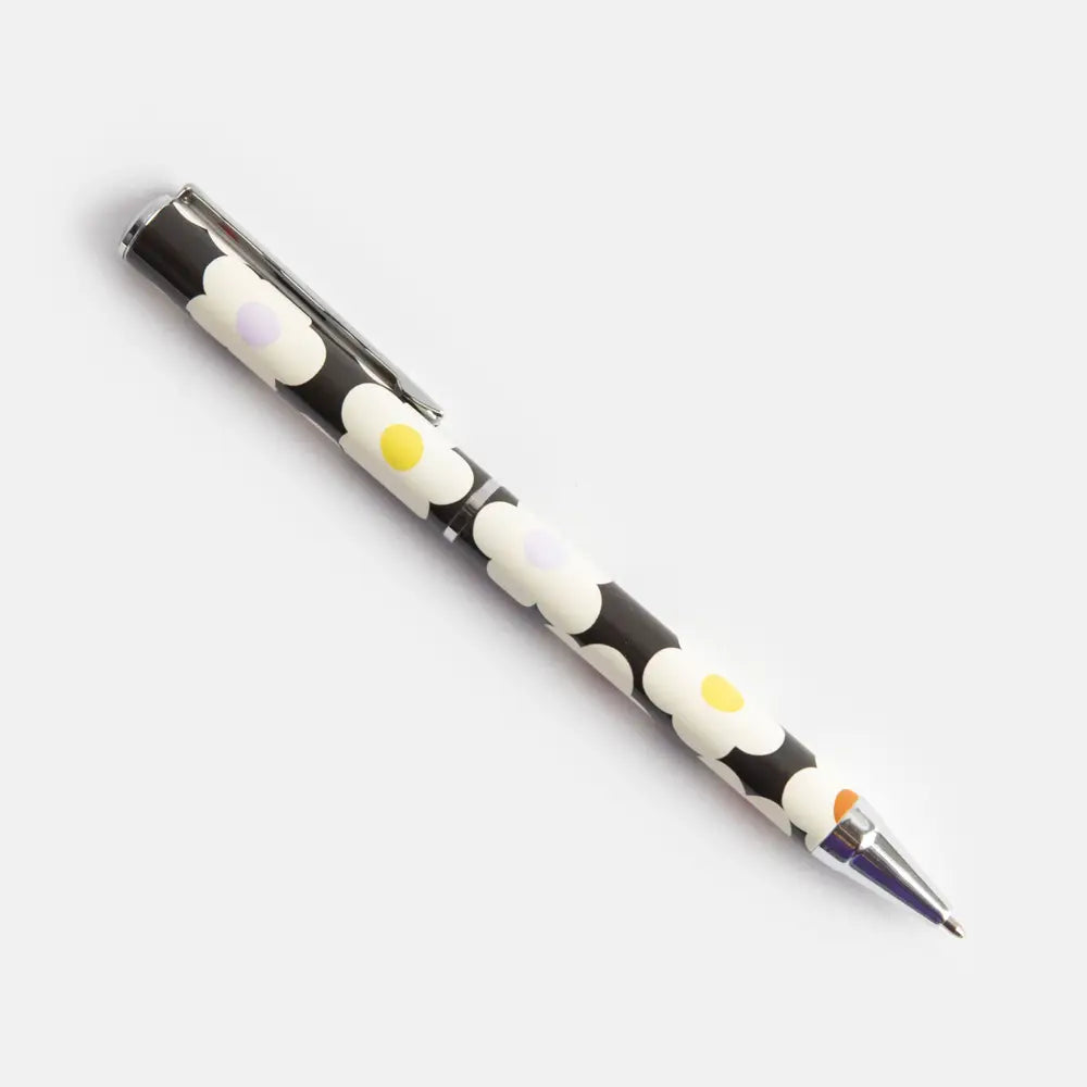 stylo fleurs noires Caroline Gardner 