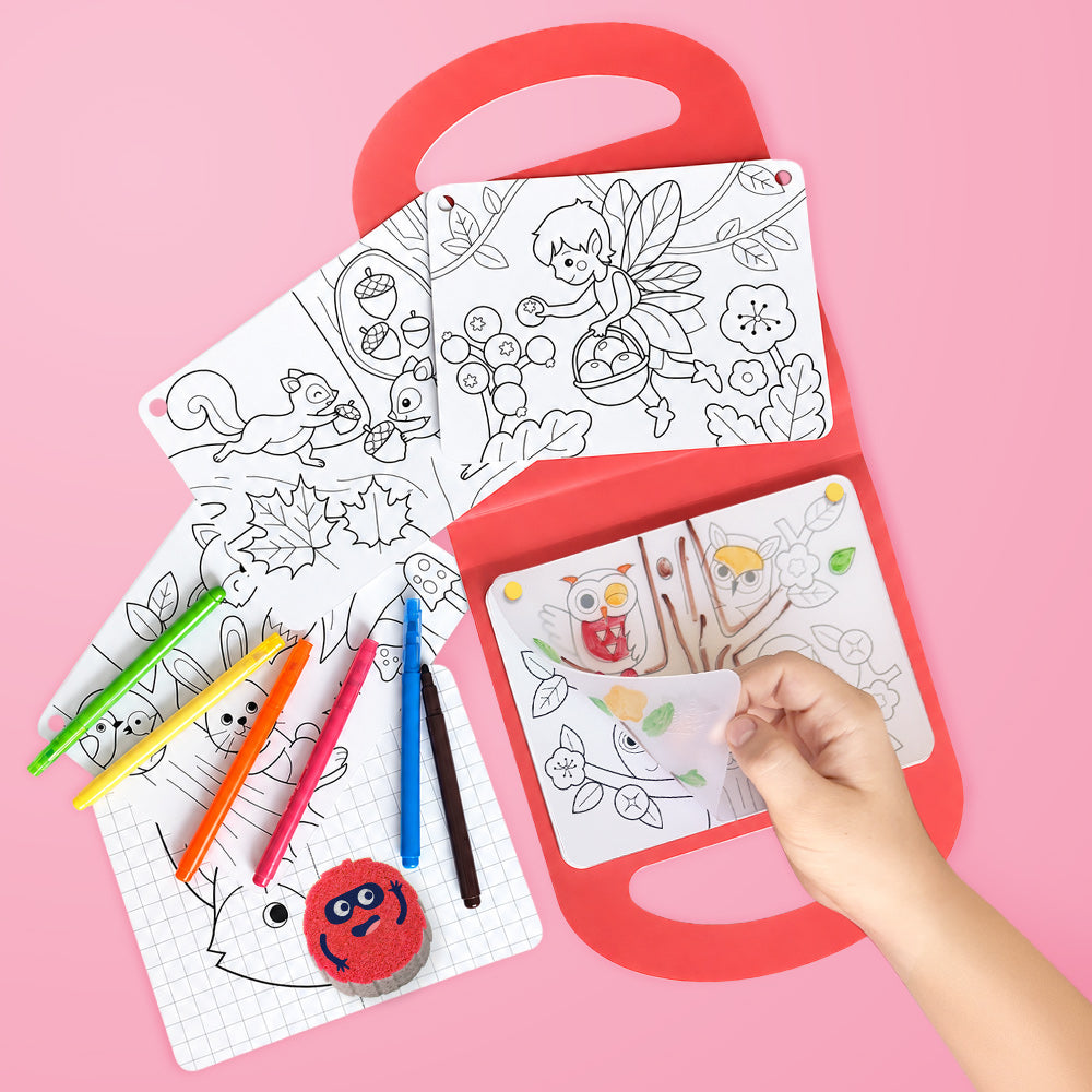 Drawing kit – mallette créative Forêt enchantée – SuperPetit