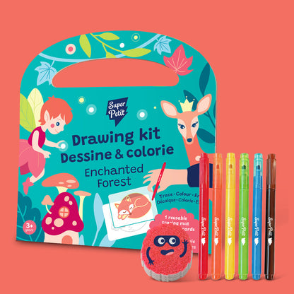 Drawing kit – mallette créative Forêt enchantée – SuperPetit