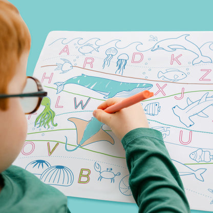 Coloriage éducatif en silicone – L’alphabet – SuperPetit