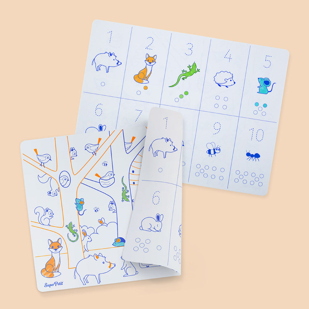 Coloriage éducatif en silicone – Les chiffres – SuperPetit
