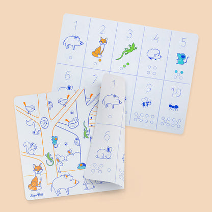 Coloriage éducatif en silicone – Les chiffres – SuperPetit